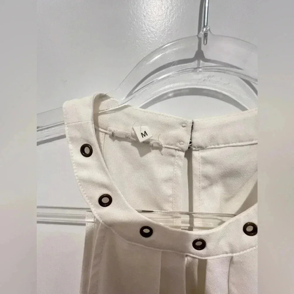 Maurices White Sleeveless Top with Gold Rivets - Picture 4 of 8